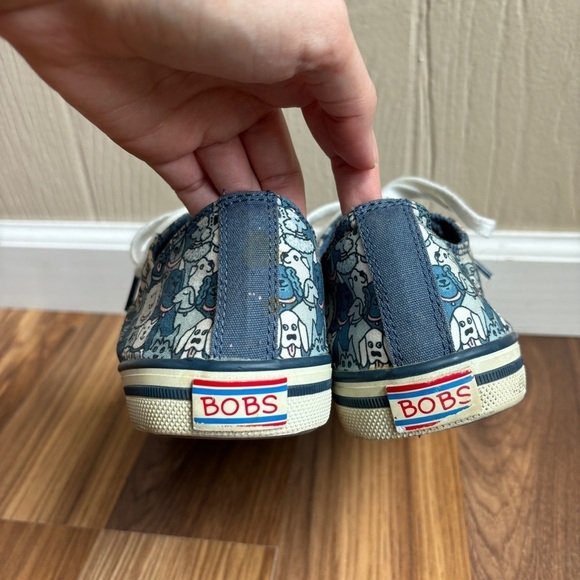 Bobs Sneakers Dog Novelty Print Lace Up Utopia Sneakers Memory Foam - Picture 8 of 12